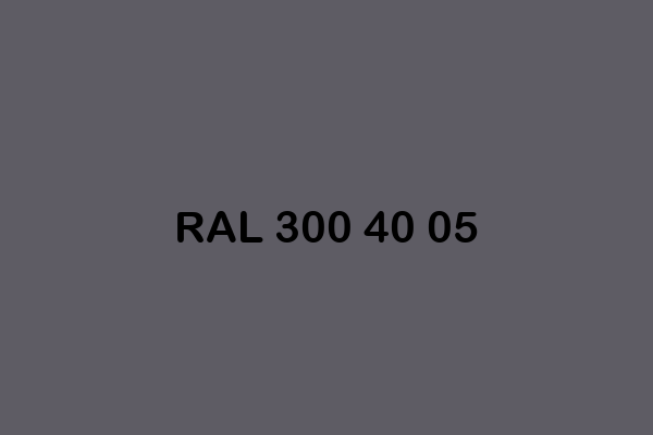 RAL 300 40 05 ral design