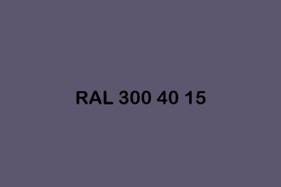 RAL 300 40 15 ral design