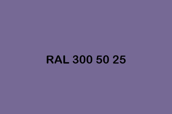 RAL 300 50 25 ral design