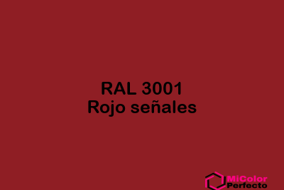 RAL 3001 Rojo senales