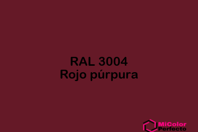 RAL 3004 Rojo purpura