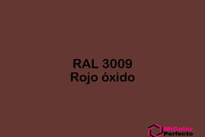 RAL 3009 Rojo oxido