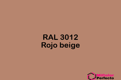 RAL 3012 Rojo beige