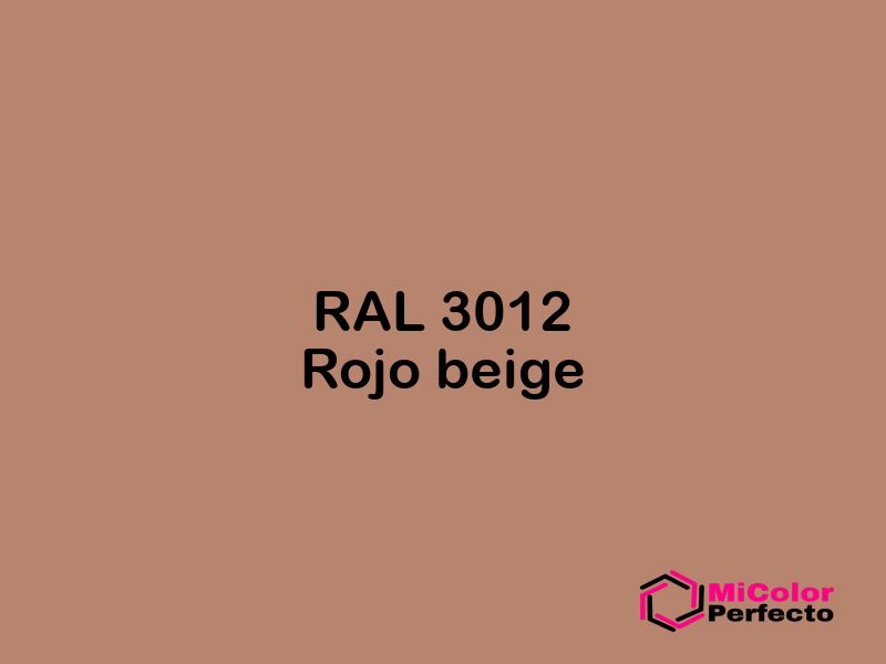 RAL 3012 Rojo beige