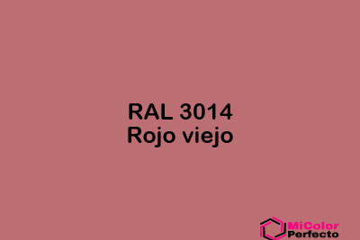 RAL 3014 Rojo viejo