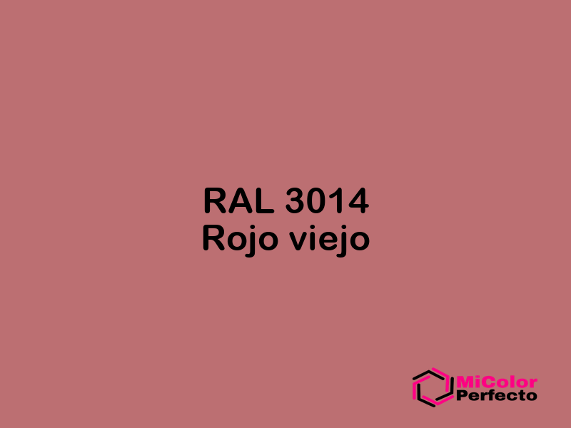 RAL 3014 Rojo viejo