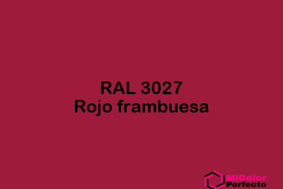 RAL 3027 Rojo frambuesa