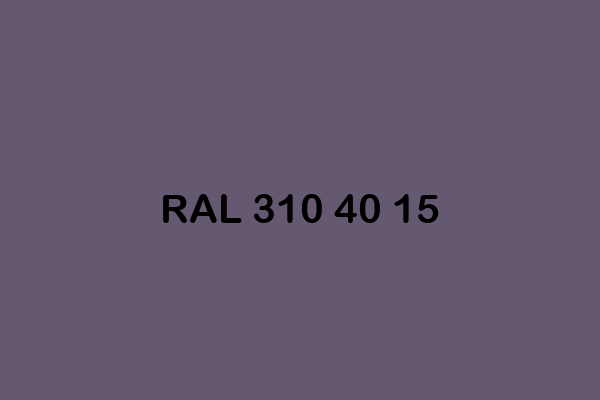 RAL 310 40 15 ral design