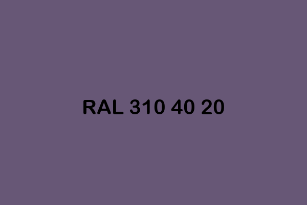 RAL 310 40 20 ral design