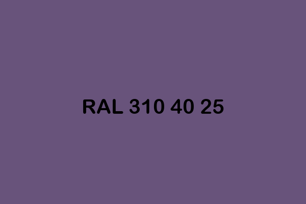 RAL 310 40 25 ral design