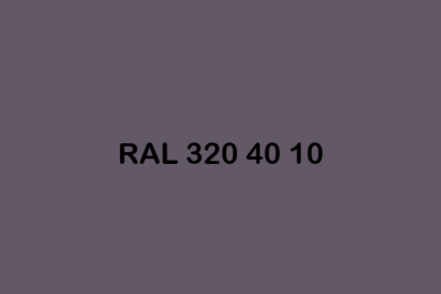 RAL 320 40 10 ral design