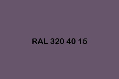 RAL 320 40 15 ral design