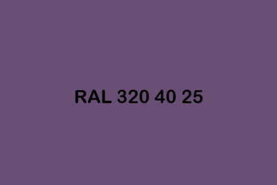 RAL 320 40 25 ral design