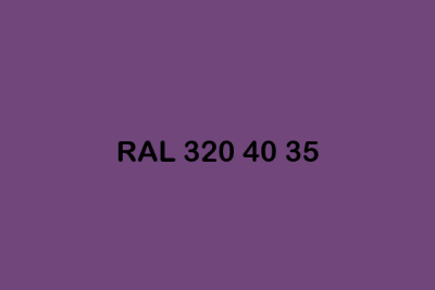 RAL 320 40 35 ral design