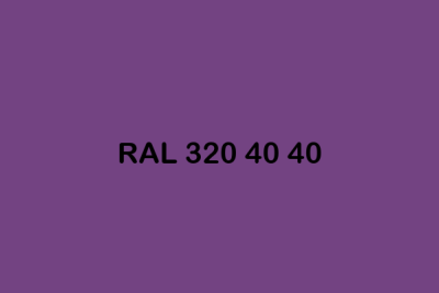 RAL 320 40 40 ral design