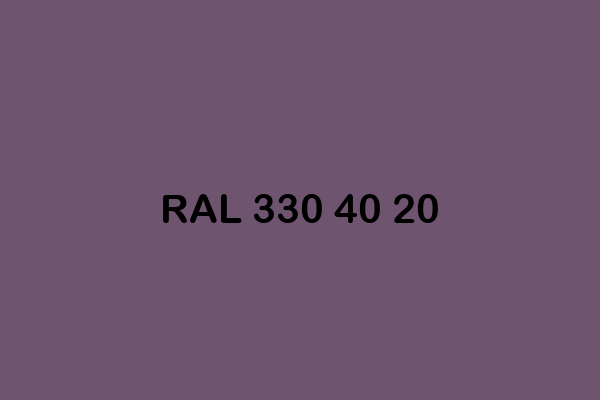 RAL 330 40 20 ral design