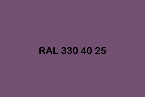 RAL 330 40 25 ral design