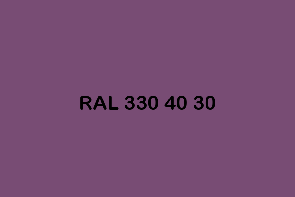 RAL 330 40 30 ral design