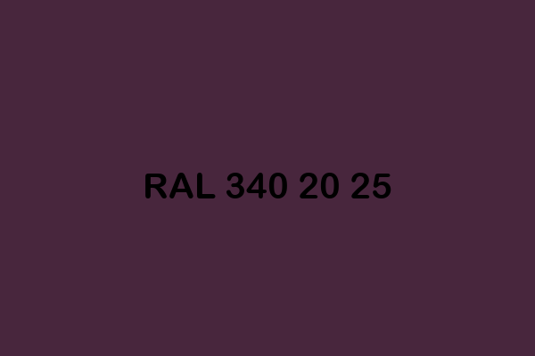 RAL 340 20 25 ral design