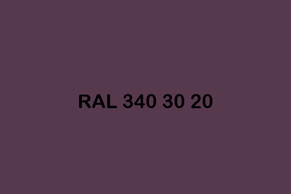 RAL 340 30 20 ral design