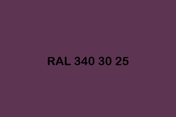 RAL 340 30 25 ral design