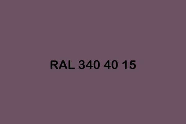 RAL 340 40 15 ral design