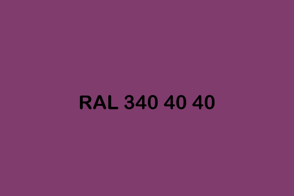 RAL 340 40 40 ral design