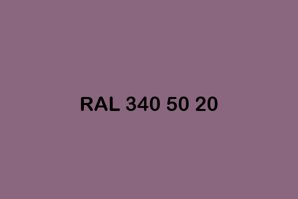 RAL 340 50 20 ral design