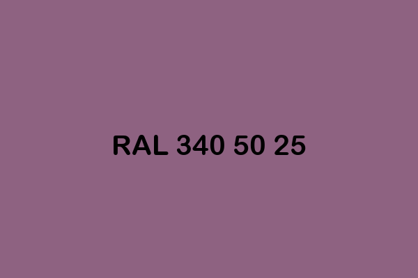 RAL 340 50 25 ral design