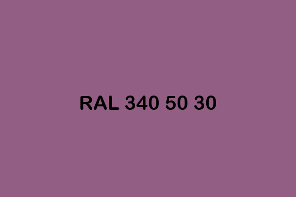 RAL 340 50 30 ral design