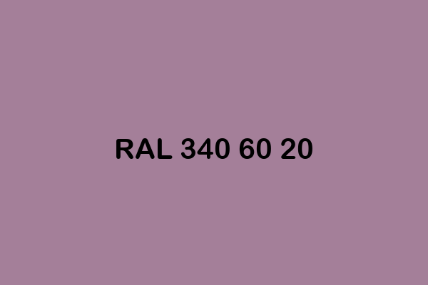 RAL 340 60 20 ral design