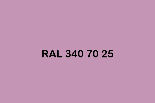 RAL 340 70 25 ral design