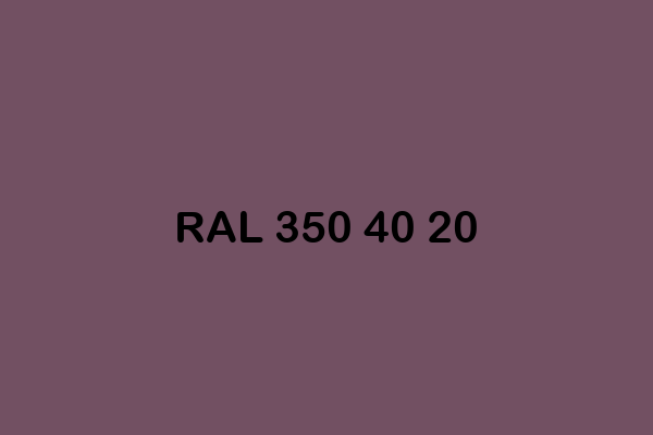 RAL 350 40 20 ral design