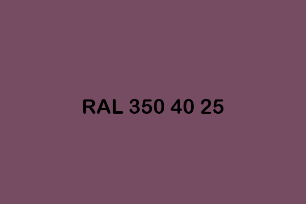 RAL 350 40 25 ral design