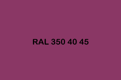 RAL 350 40 45 ral design