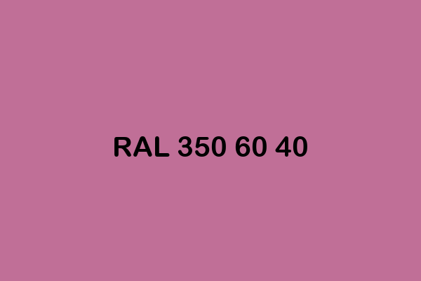 RAL 350 60 40 ral design