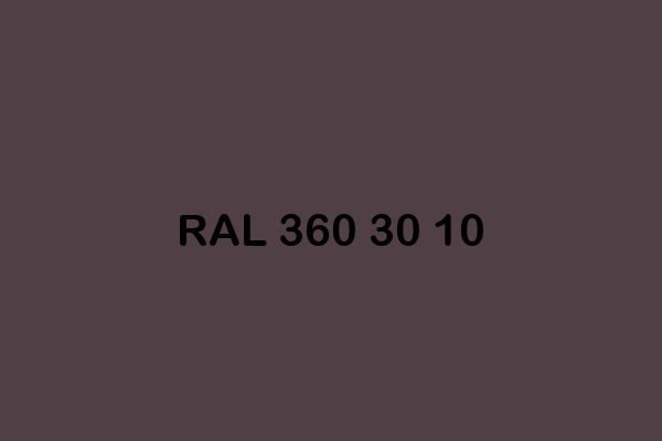 RAL 360 30 10 ral design