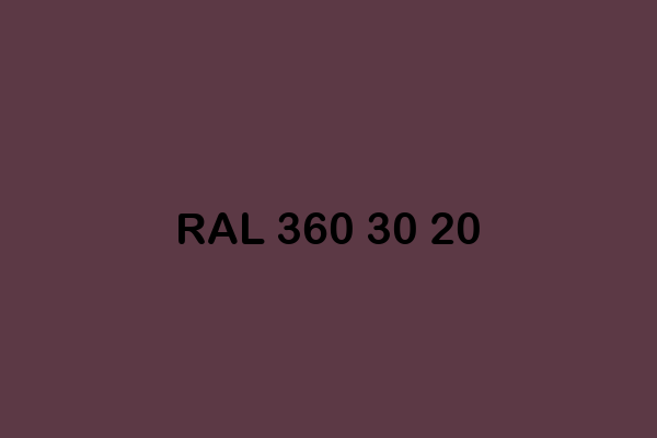 RAL 360 30 20 ral design