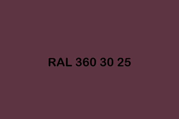 RAL 360 30 25 ral design