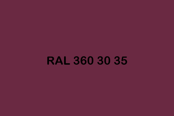 RAL 360 30 35 ral design