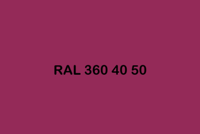 RAL 360 40 50 ral design