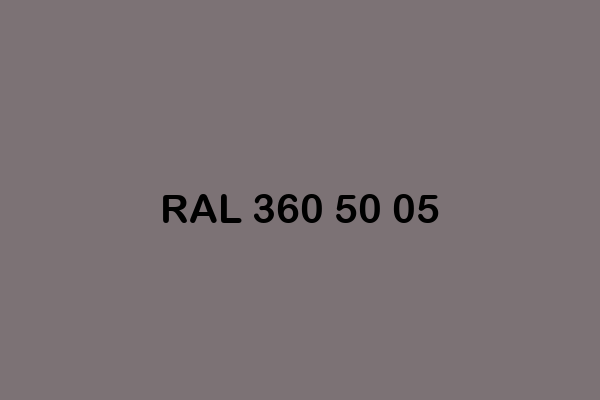 RAL 360 50 05 ral design