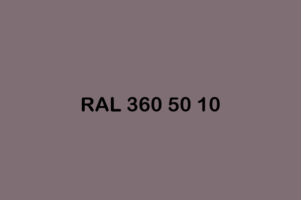 RAL 360 50 10 ral design