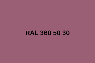 RAL 360 50 30 ral design