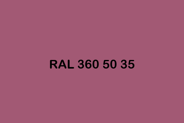 RAL 360 50 35 ral design