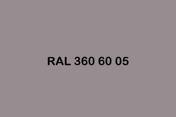 RAL 360 60 05 ral design