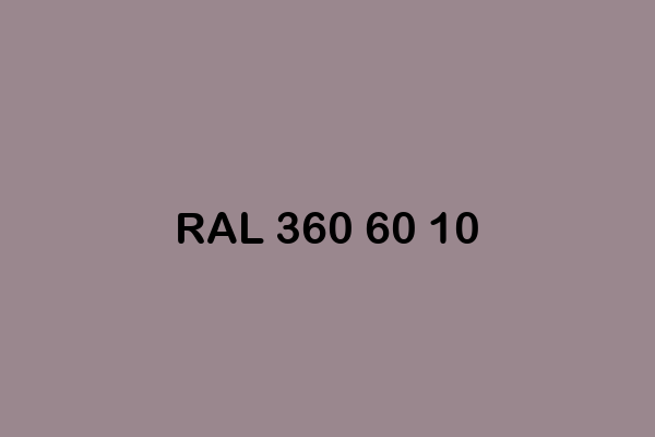 RAL 360 60 10 ral design