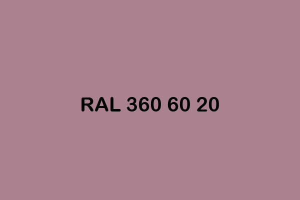 RAL 360 60 20 ral design