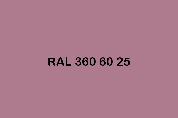 RAL 360 60 25 ral design