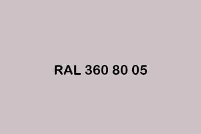RAL 360 80 05 ral design